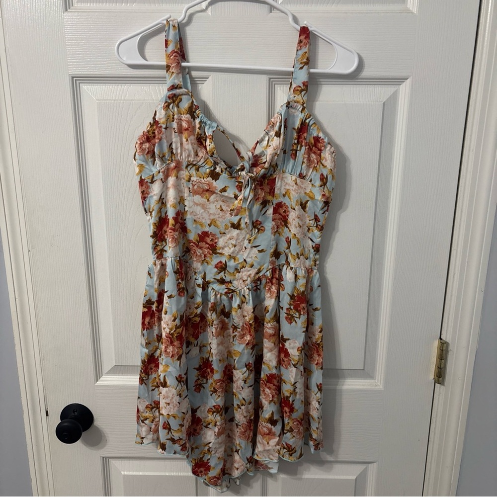 Cider Floral Mini Dress - Multicolor - Picture 1 of 7